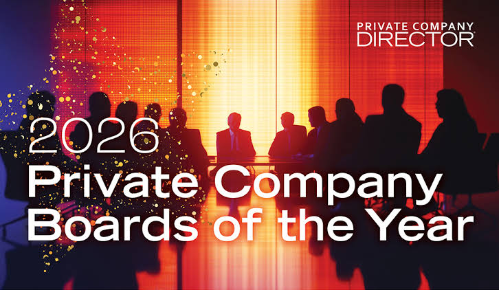 Award for 2026 Private Company Board of the Year Award